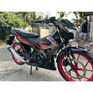 Tem Rời Raider màu đen xám đỏ