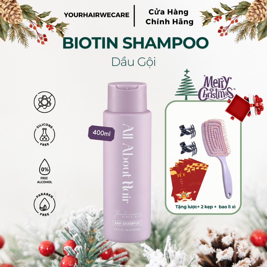 Dầu gội All About Hair - Giảm bết, hỗ trợ giảm rụng tóc