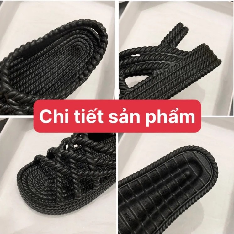 Dép sandal nữ quai hậu đế cao 4cm thời trang sang chảnh đi mưa eva unisex ulzzang có quai hậu êm chân