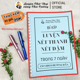 2 bút chuyên luyện nét thanh nét đậm | TẶNG Bí Kíp Luyện Nét Thanh Nét Đậm