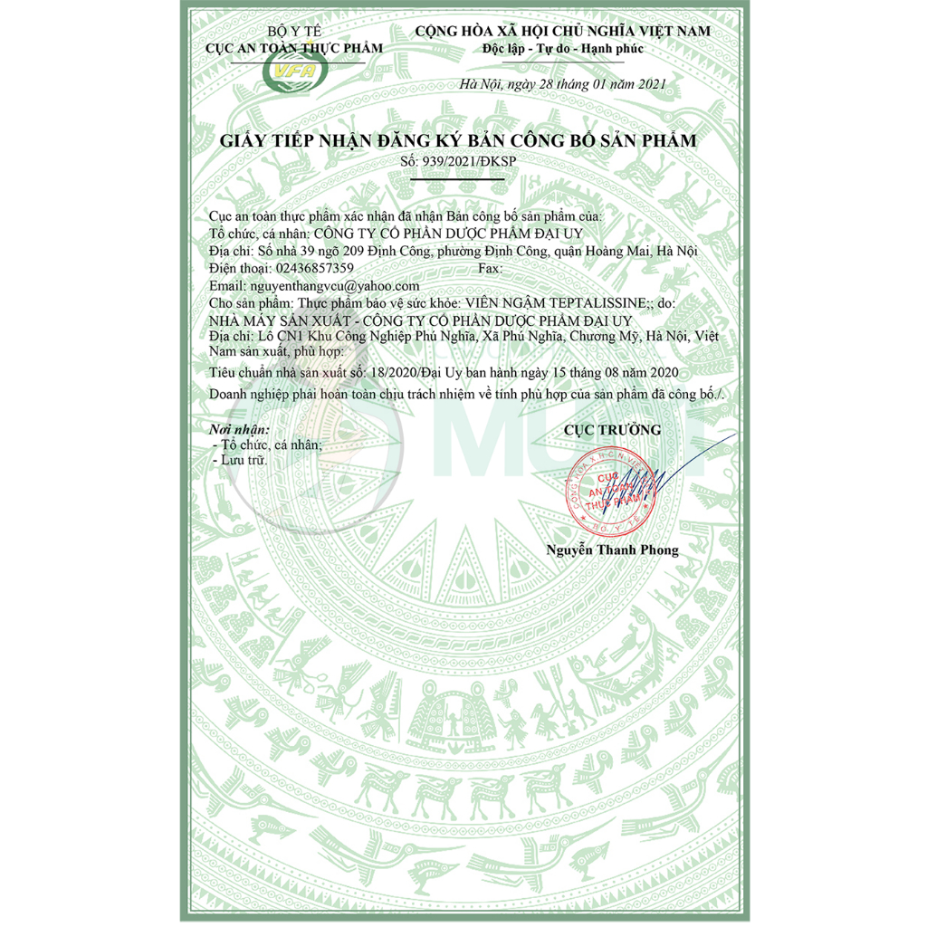 Viên ngậm ho Teptalissine hộp 200 viên