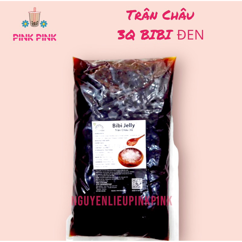 Trân Châu 3Q BIBI Trắng & ĐEN dai , giòn 2kg