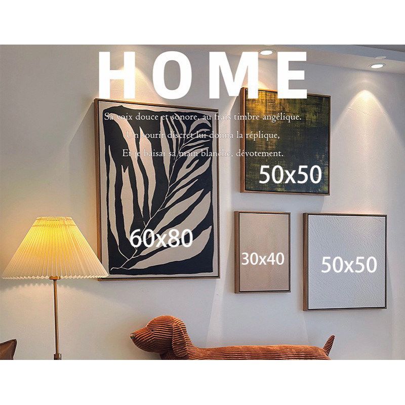 Set 4 tranh canvas treo tường