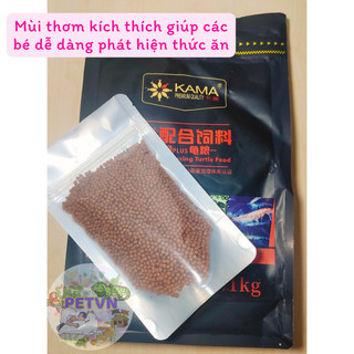 ( Chiết lẻ dùng thử ) THỨC ĂN RÙA NƯỚC 60g - 500g hãng KAMA CAO CẤP KÍCH MÀU PET baby & lớn CÁM DINH DƯỠNG giá rẻ sỉ_ ĐỎ