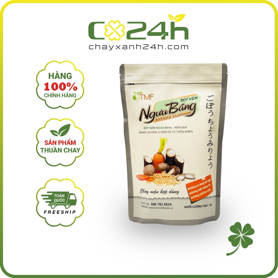 Bột Nêm Ngưu Báng Thuần Chay 1Kg Tâm Minh