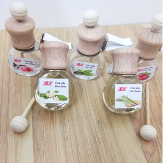 Tinh Dầu Kẹp Cửa Gió xe oto, điều hòa hương sả chanh, bạc hà, dứa thơm, hoa bưởi (có sẵn tinh dầu)