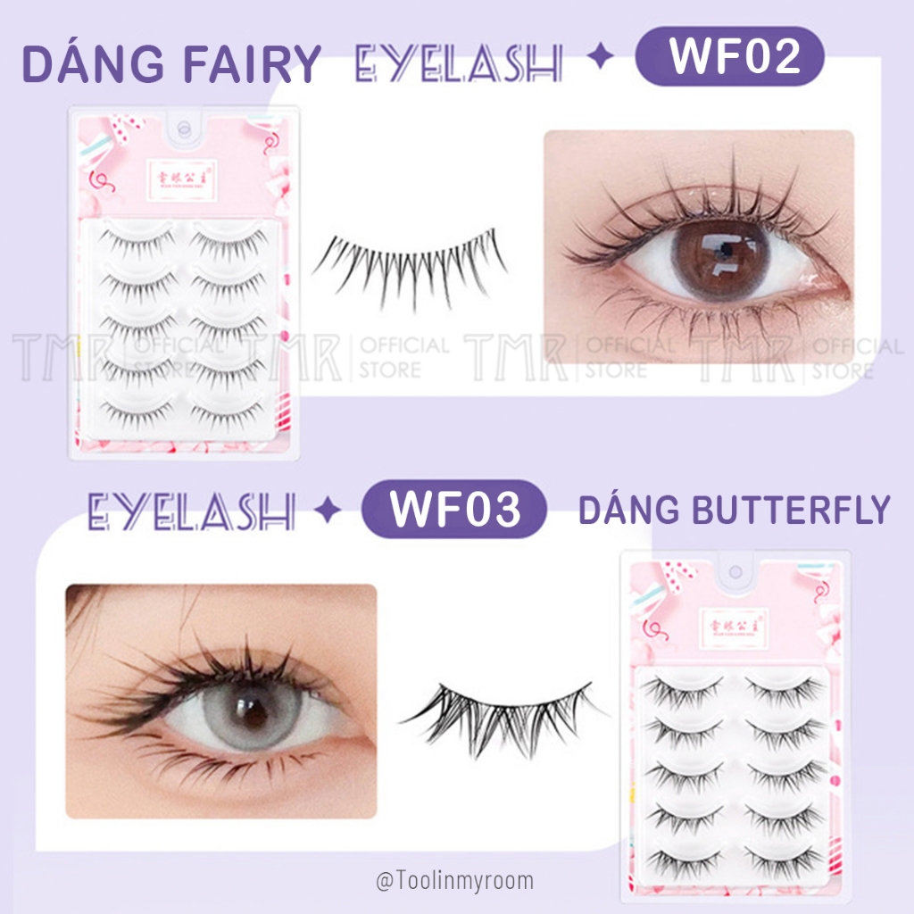 Mi Giả Tổng Hợp Các Loại TMR Eyelash Giúp Mắt To Tròn Và Cuốn Hút Tự Nhiên