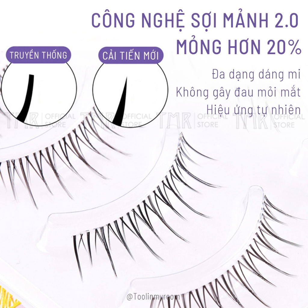 Mi Giả Tổng Hợp Các Loại TMR Eyelash Giúp Mắt To Tròn Và Cuốn Hút Tự Nhiên