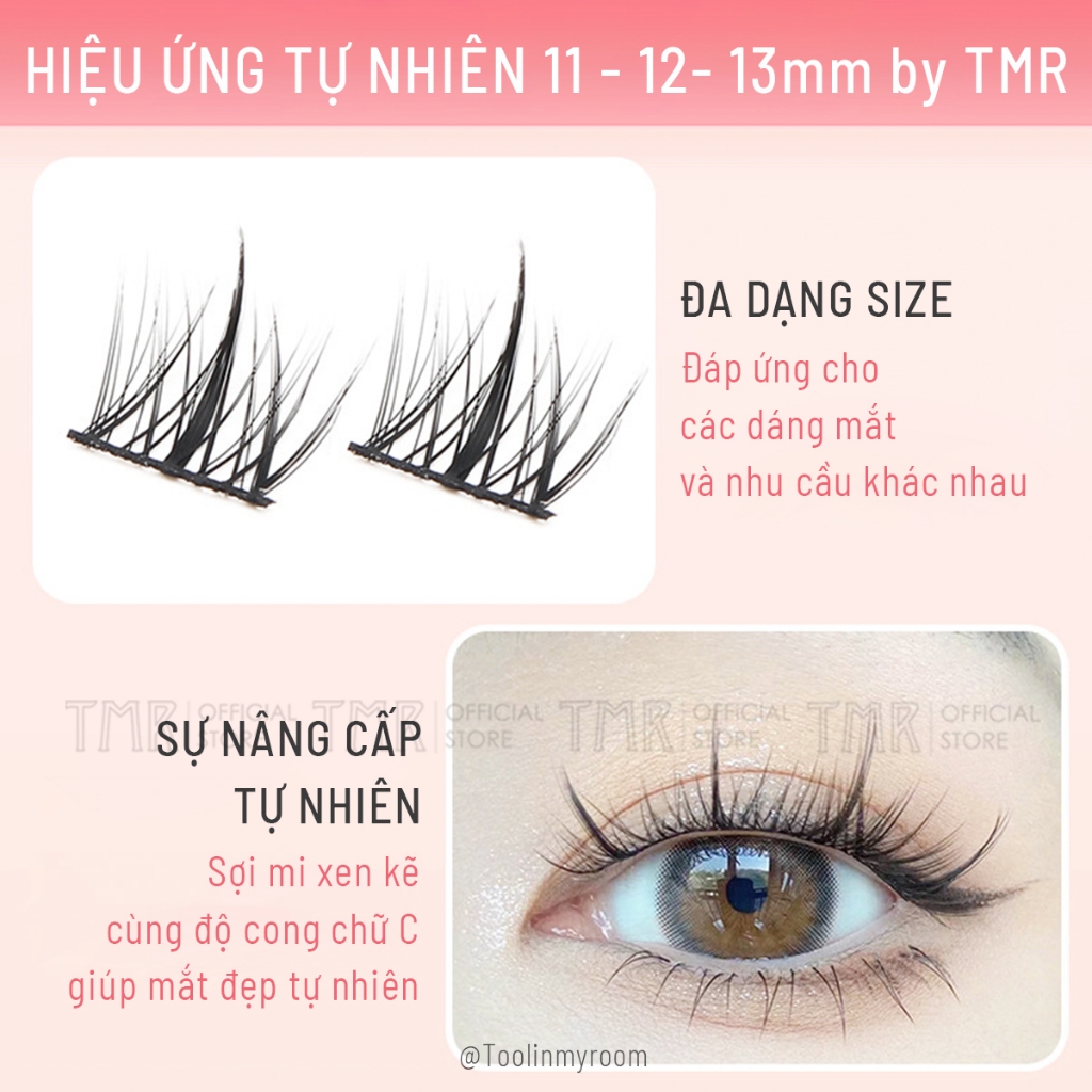 Mi Giả Tổng Hợp Các Loại TMR Eyelash Giúp Mắt To Tròn Và Cuốn Hút Tự Nhiên