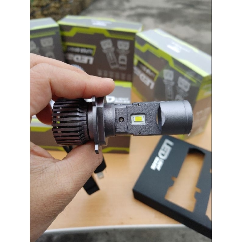 Bi led mini X8cho sh mode xe lỗ H4 nhỏ 6000k 12-24V