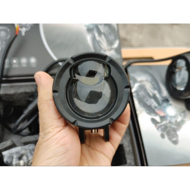 Trợ sáng CX9 2 màu có trợ pha 50w 9-60V các dòng xe