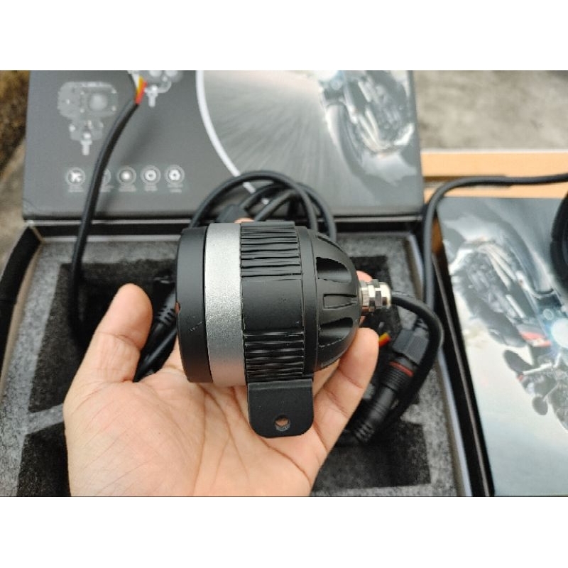 Trợ sáng CX9 2 màu có trợ pha 50w 9-60V các dòng xe