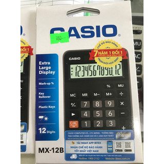 Máy tính casio mx-12b bk chính hãng