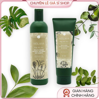CẶP ĐÔI DẦU GỘI + XẢ GỪNG WEILAIYA