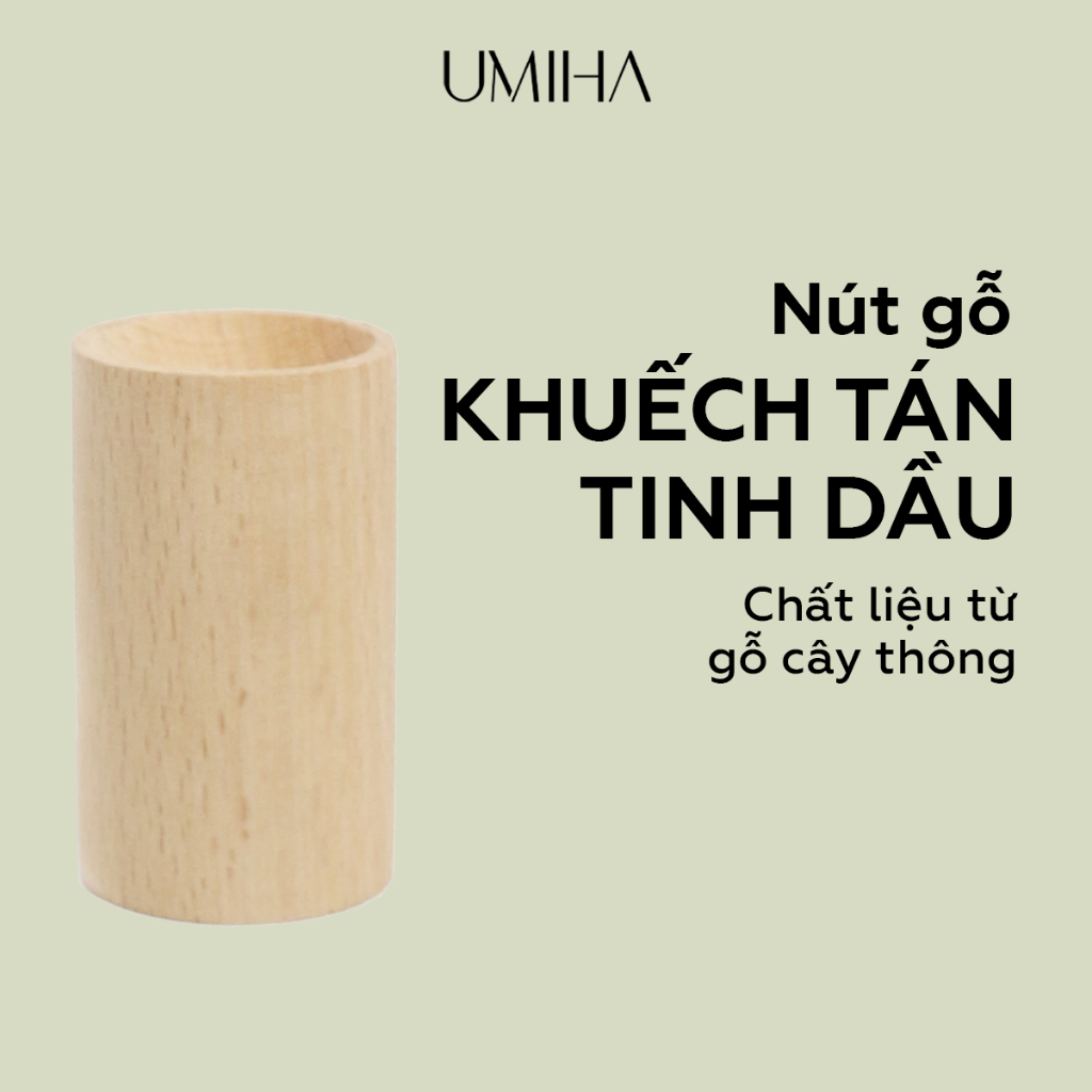 Trụ Gỗ khuếch tán Tinh Dầu UMIHOME chất liệu gỗ Cây Phong cao cấp sử dụng tiện lợi