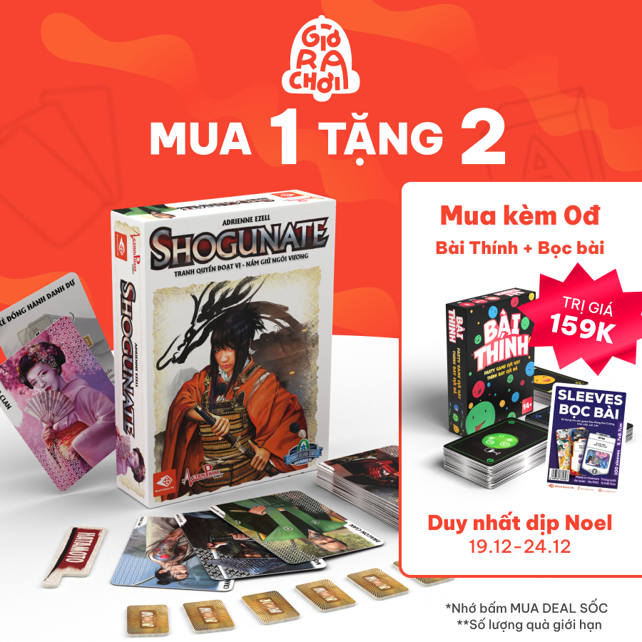 Shogunate| Boardgame trí tuệ dành cho nhiểu độ tuổi| BoardGame VN