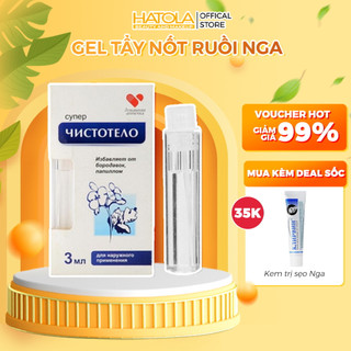 Gel Tẩy Nốt Ruồi DVELINIL Nga Tẩy Nốt Ruồi, Mụn Cơm, Mụn Cóc, Mụn Thịt, sẹo HATOLA