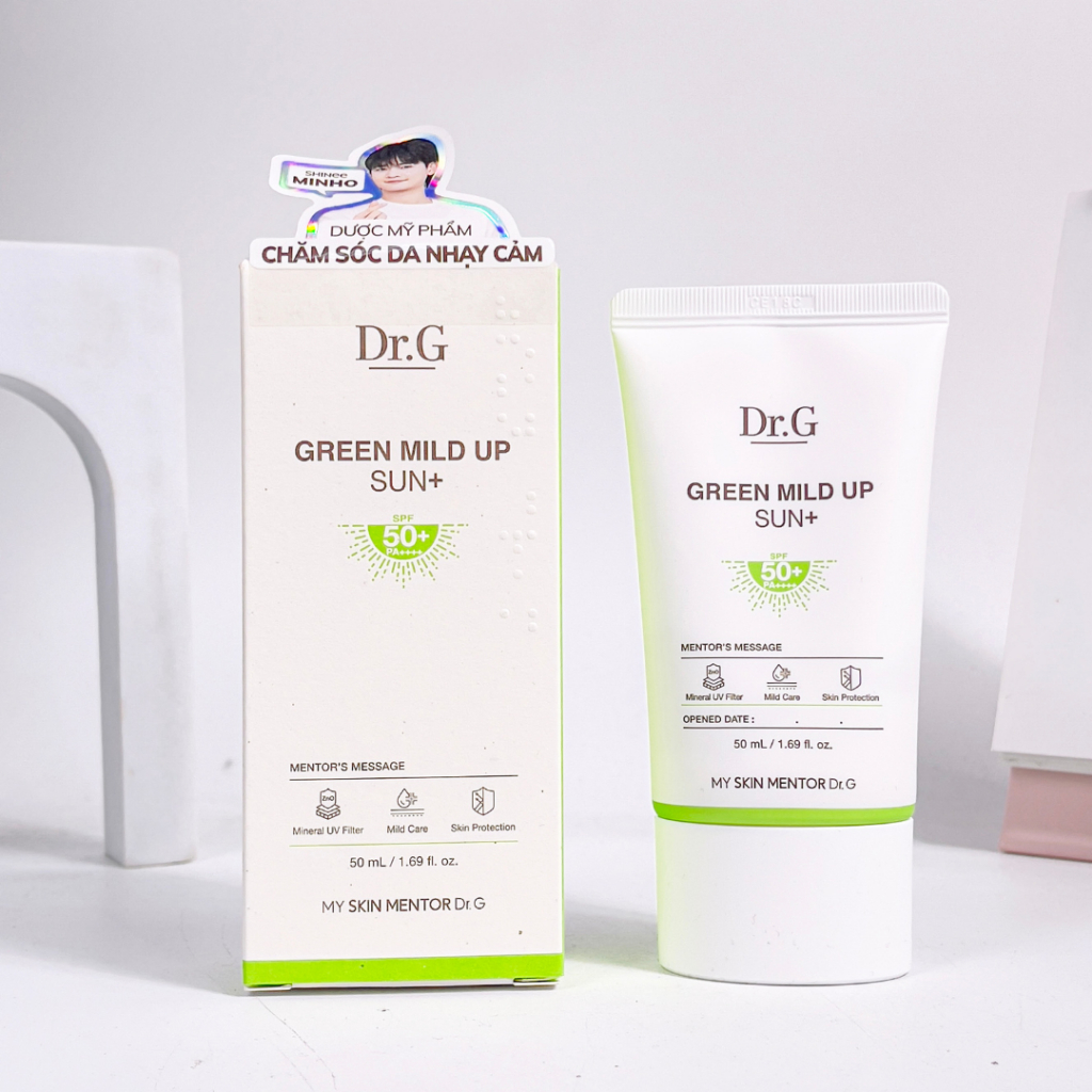 Kem chống nắng Dr.G Green Mild Up Sun/ Dr.G Brightening Up SPF50+ PA++++ 50ml Duduhouse