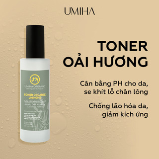 Nước cân bằng da Hoa Oải Hương hữu cơ UMIHOME 50/100ml se khít lỗ chân lông, cân bằng độ pH cho da hiệu quả
