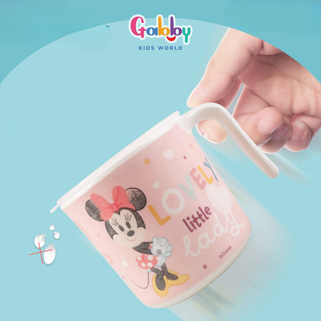 Ly Uống Nước Có Tay Cầm Hoạt Hình Disney Nhựa Melamine Cho Bé Nhiều Mẫu Mã