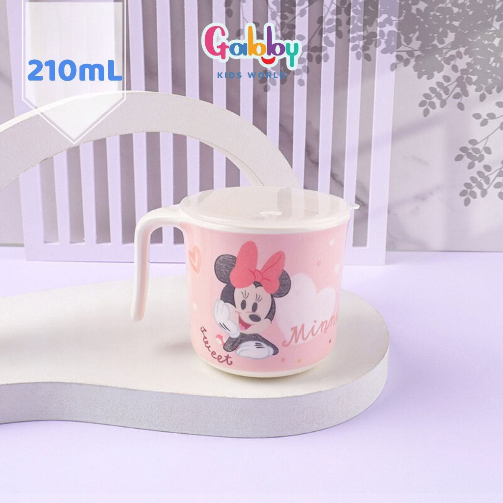 Ly Uống Nước Có Tay Cầm Hoạt Hình Disney Nhựa Melamine Cho Bé Nhiều Mẫu Mã