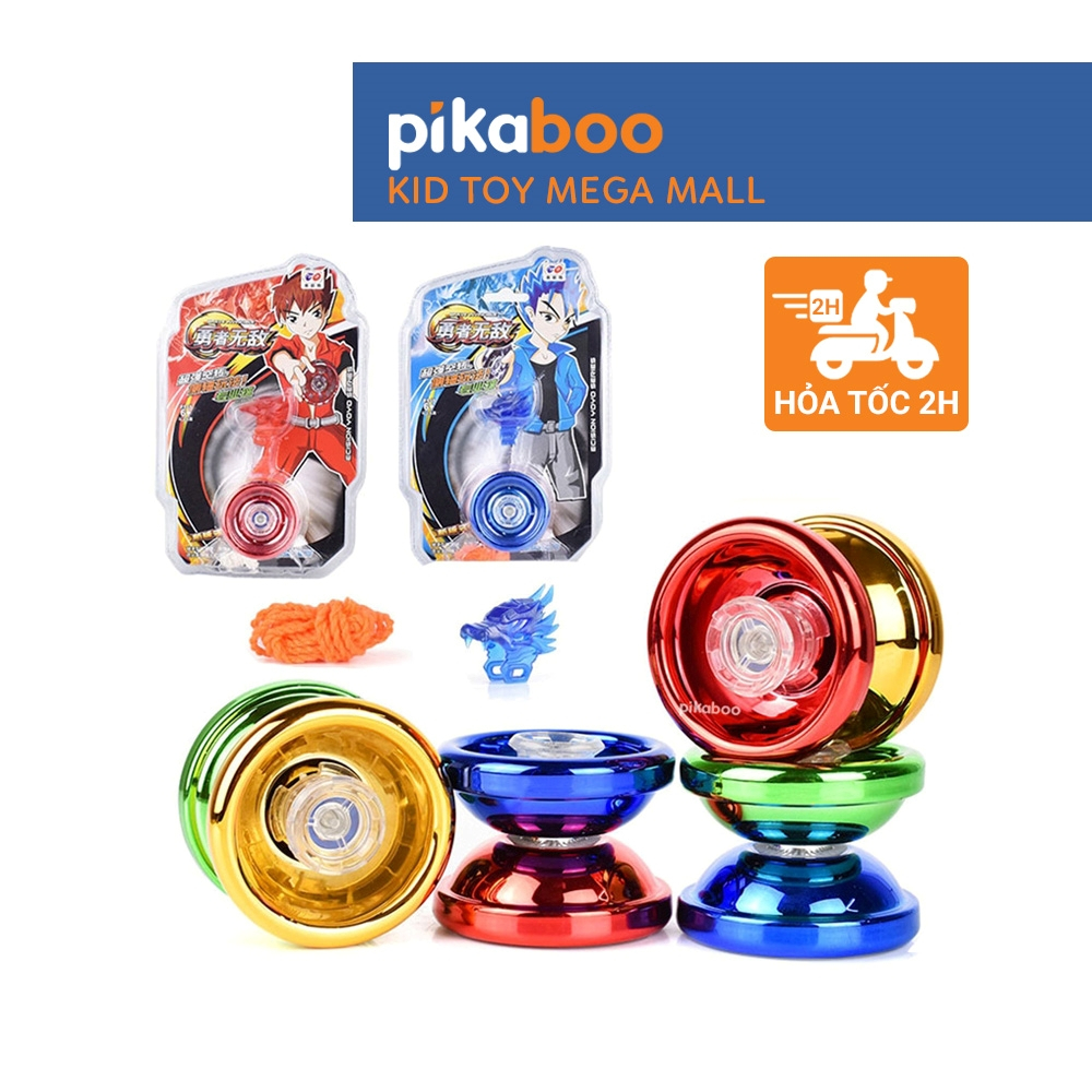 Combo đồ chơi con quay Yoyo Pikaboo, cho bé vui chơi vận động khoẻ mạnh, rèn luyện sự khéo léo, chất liệu an toàn