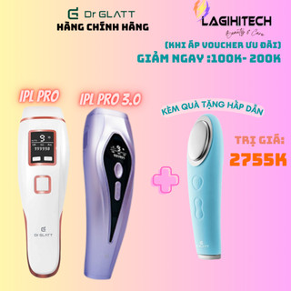 Máy triệt lông & trẻ hóa da dr glatt ipl pro / ipl pro 3.0 - hàng chính hãng glatt
