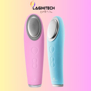 Máy rửa mặt và đẩy tinh chất dr glatt dua fit pro - xanh - hồng - hàng chính hãng
