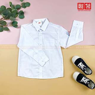 Áo sơ mi nam đồng phục dài tay cấp 1 - Đồng phục Phương Thảo