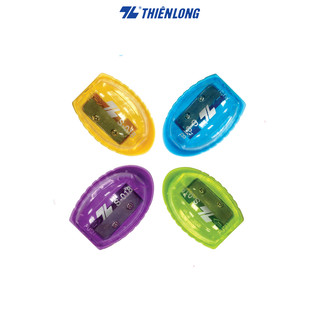 Chuốt bút chì, bút chì màu, sáp nhựa Thiên Long Điểm 10 S-018 hình phi thuyền tiện dụng và nhỏ gọn - Giao màu ngẫu nhiên