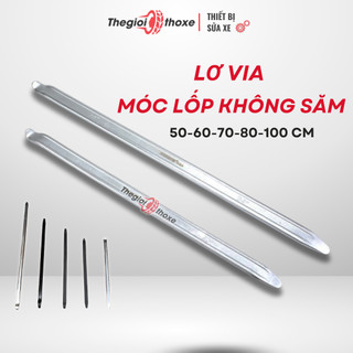 Bộ móc lốp xe tải - xe con chuyên dụng | Lơ via làm lốp không săm - Cây nạy lốp dài 60cm-70cm-80cm-100cm