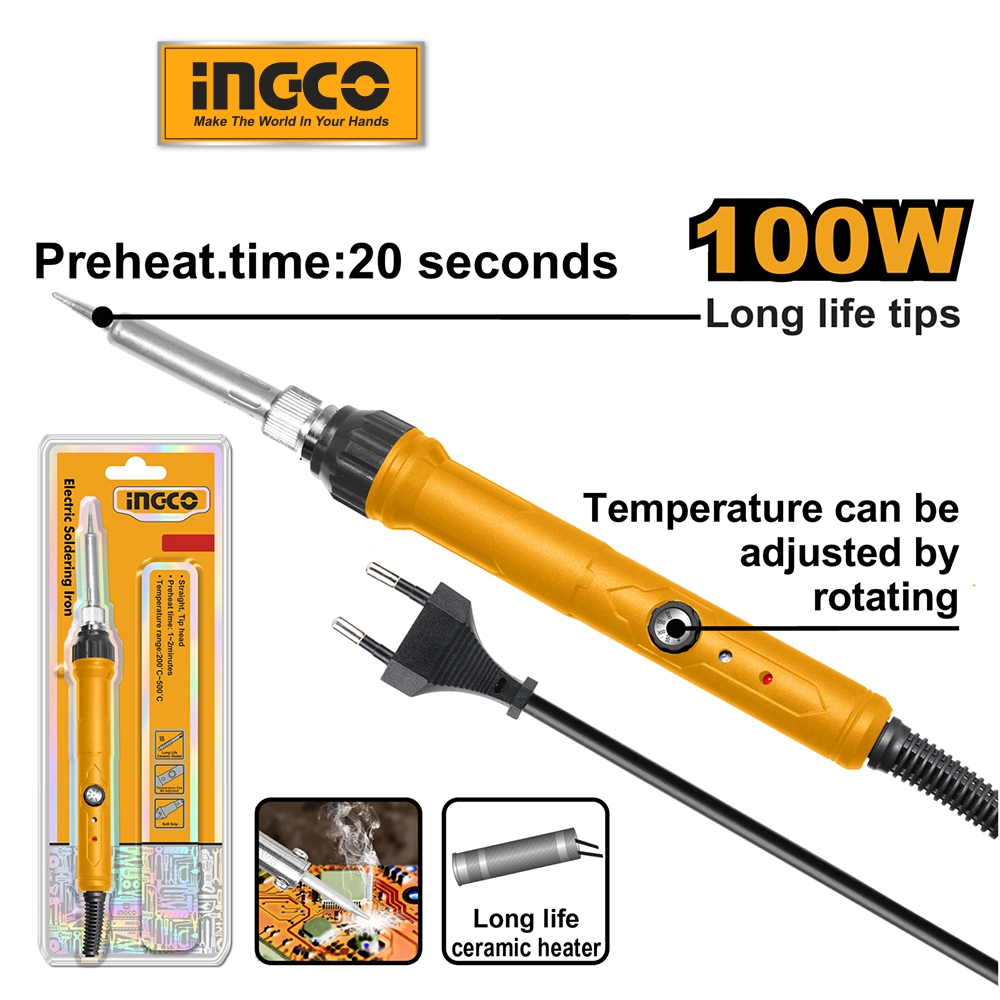 Mỏ hàn chì INGCO SI016831 60W | SI0110831 100W