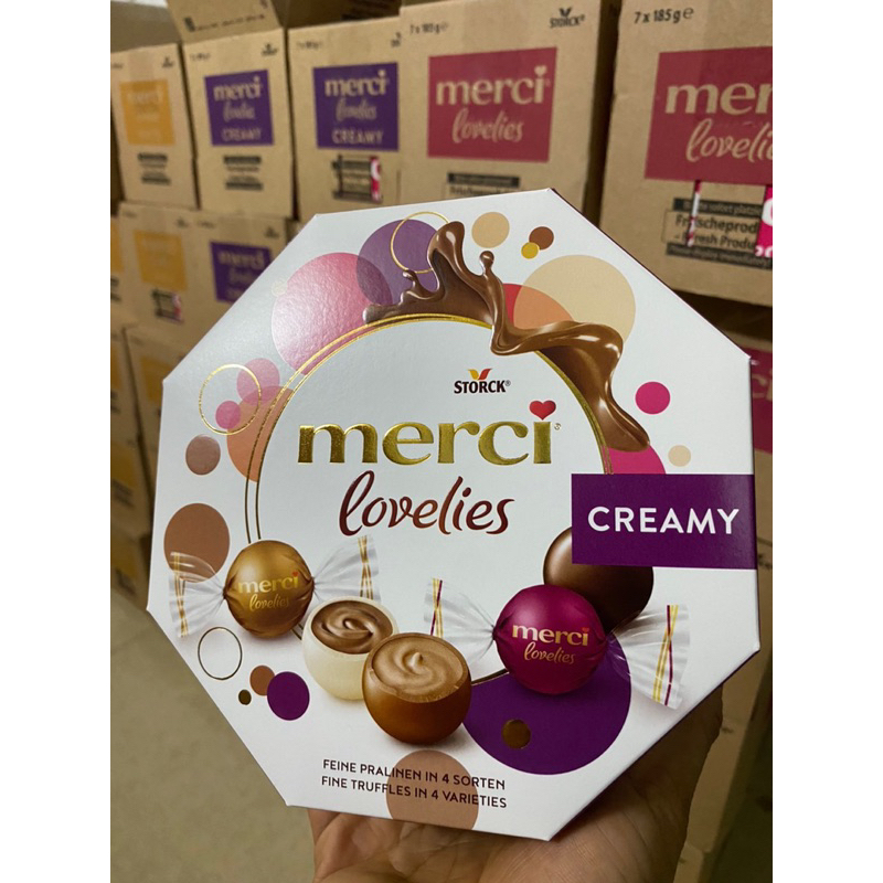 Socola Merci hộp 185g Lượng đường thấp