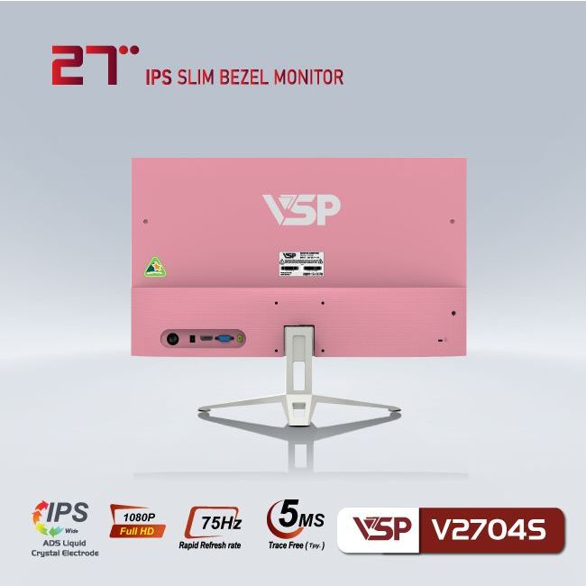 Màn hình VSP V2704S Pink  - Hàng Chính Hãng