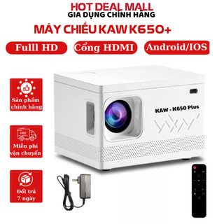 Máy chiếu mini android kaw - hệ điều hành android/ios, có cổng hdmi - full hd 1080p - hỗ trợ 4k