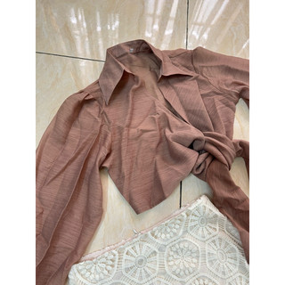 pass set sơ mi chân váy sexy đẹp size S