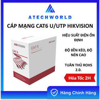 Cáp mạng cat6 u/utp hikvision ds-1ln6u-g - hàng chính hãng - có xuất vat
