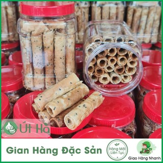 Bánh Cuốn Giòn Quảng Ngãi Hộp 500gr Bánh Ống Thủ Công Ngon Giòn - Út Hà Đặc Sản