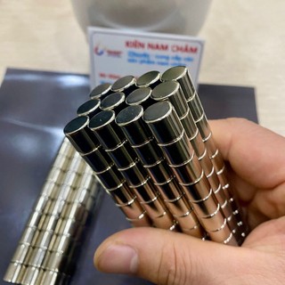 Nam châm hình trụ D10x10mm, nam châm đất hiếm N35 siêu mạnh