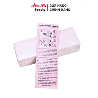 Combo 100 Tờ Giấy Wax Lông Nhám Giúp Wax Lông Siêu Sạch