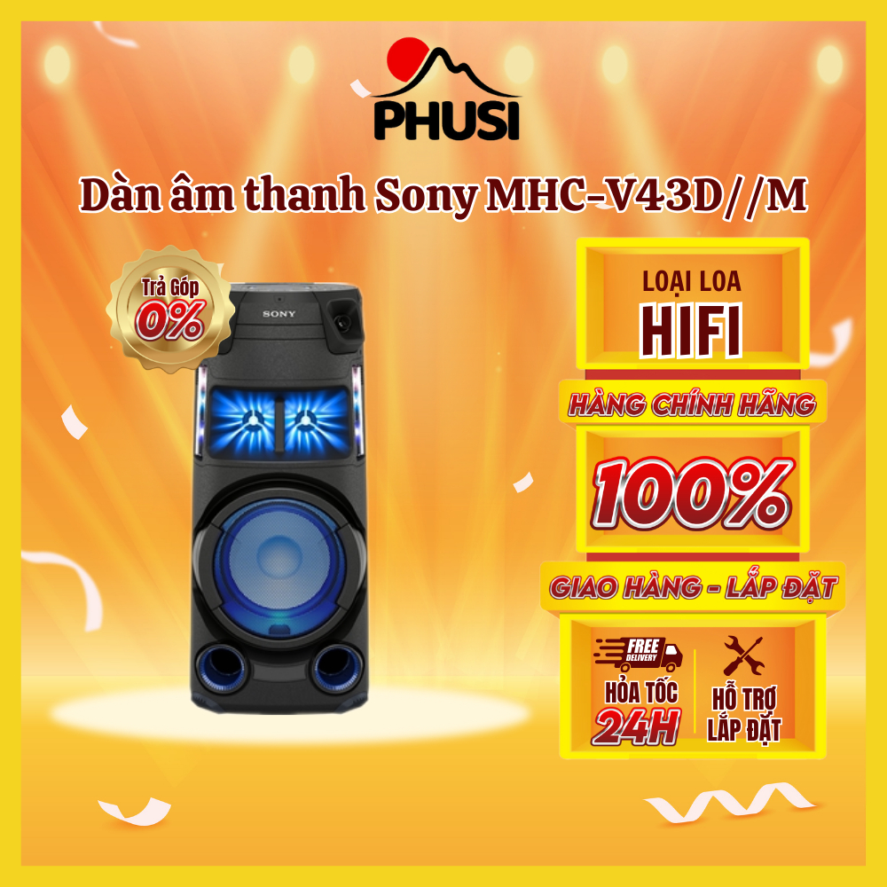 Dàn âm thanh Sony MHC-V43D//M