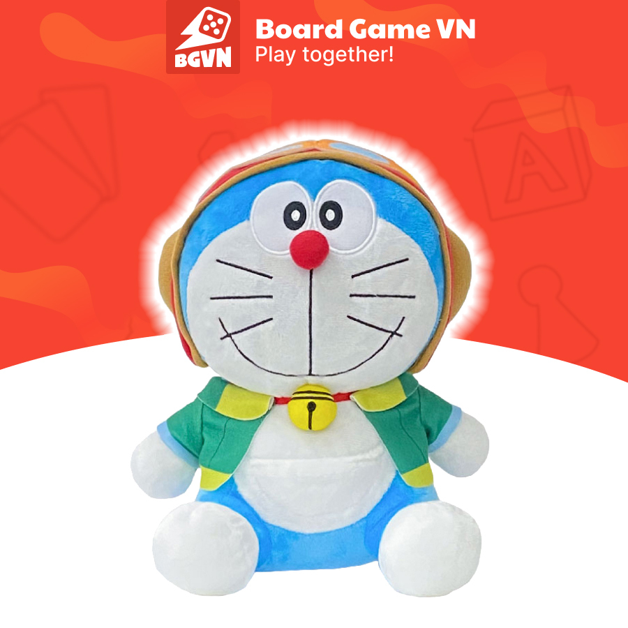 Thú bông Doraemon phim Nobita và Vùng Đất Lý Tưởng Trên Bầu Trời 2023 size S - Quà Tặng Thú Bông Cao Cấp