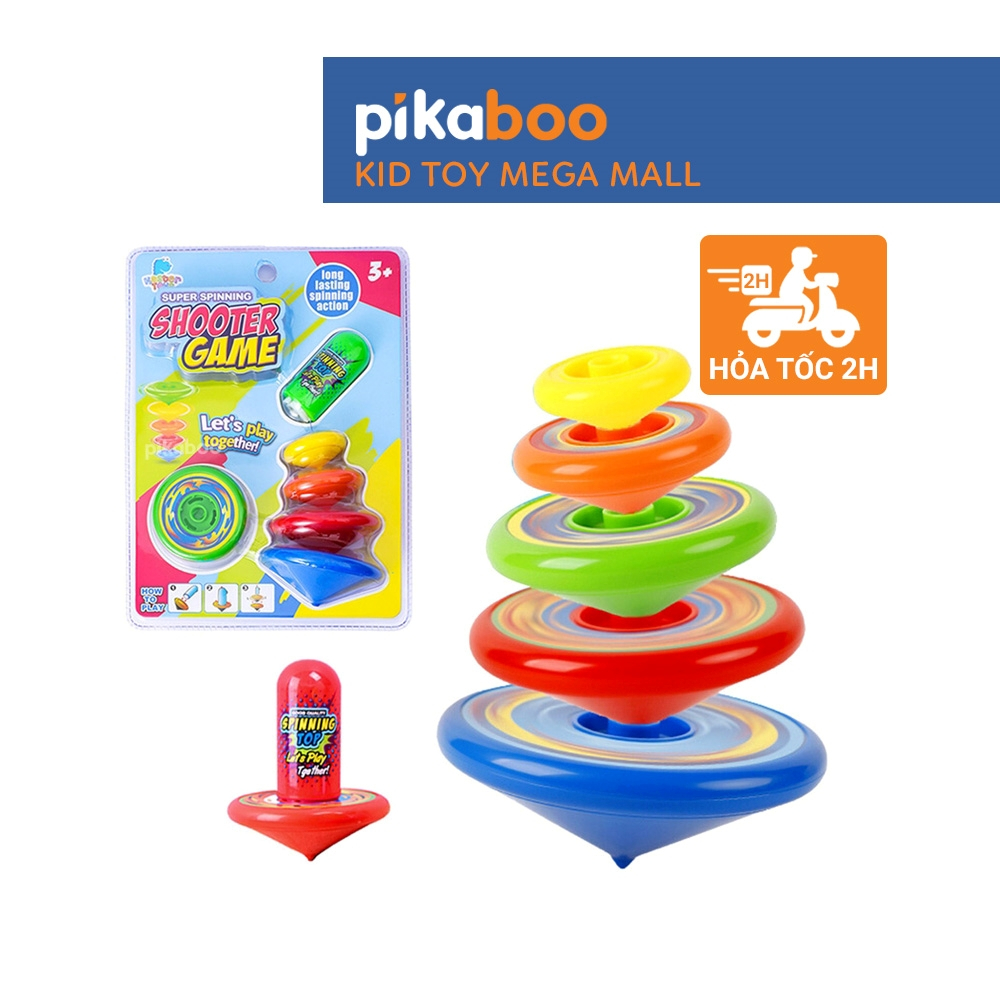 Con quay vô cực thế hệ mới Pikaboo đồ chơi xếp chồng 5 tầng vô cùng thú vị dễ chơi chất liệu nhựa an toàn