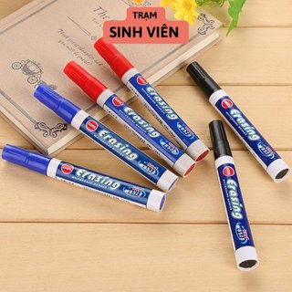 Bút Lông, Bút Dạ Viết Bảng 3 Màu Đen Đỏ Xanh Dễ Tẩy Xóa - Trạm Sinh Viên.