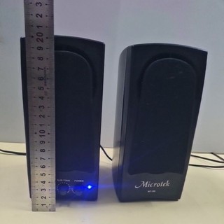 Cặp loa vi tính 2.0 MICROTEK model :MT- 150 , đã gắn BLUETOOTH, VỎ KHÔNG ĐẸP (hình chụp)