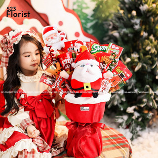 Hoa bánh kẹo giáng sinh size L