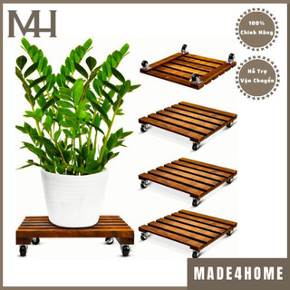 Đế lót chậu cây có bánh xe chịu lực tốt 80 kg - Made4Home