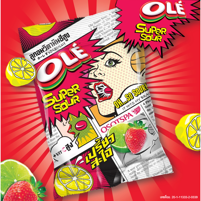🔥🔥 KẸO SIÊU CHUA OLE - THÁI LAN 🇹🇭🇹🇭