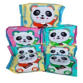 Combo 10 gói khăn giấy ướt Gấu Phú Đạt ko mùi, ko hoá chất an toàn cho mọi làn da, khăn ướt baby(120 tờ/gói)