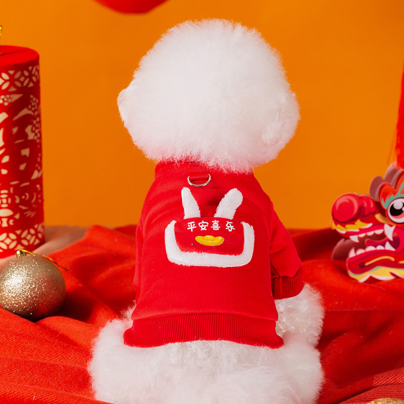 Áo tết cho chó mèo 2024, áo tết thú cưng đón tết năm mới BECHON